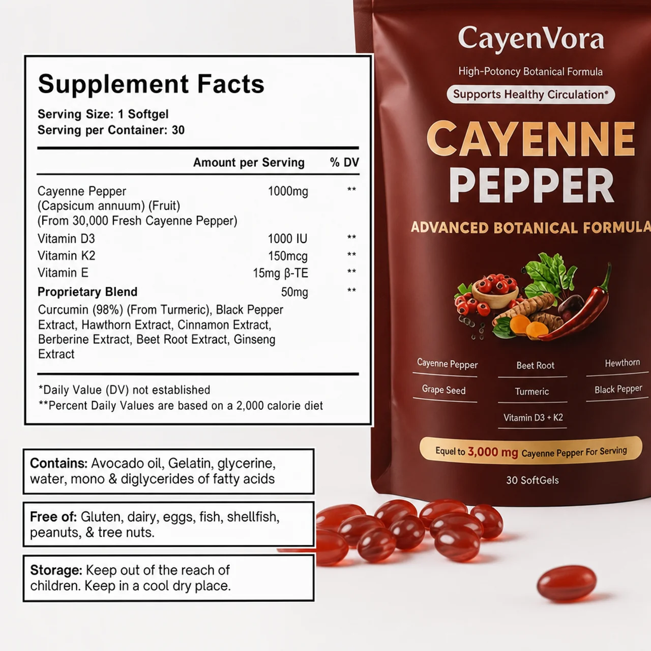 CayenVora Cayenne Pepper