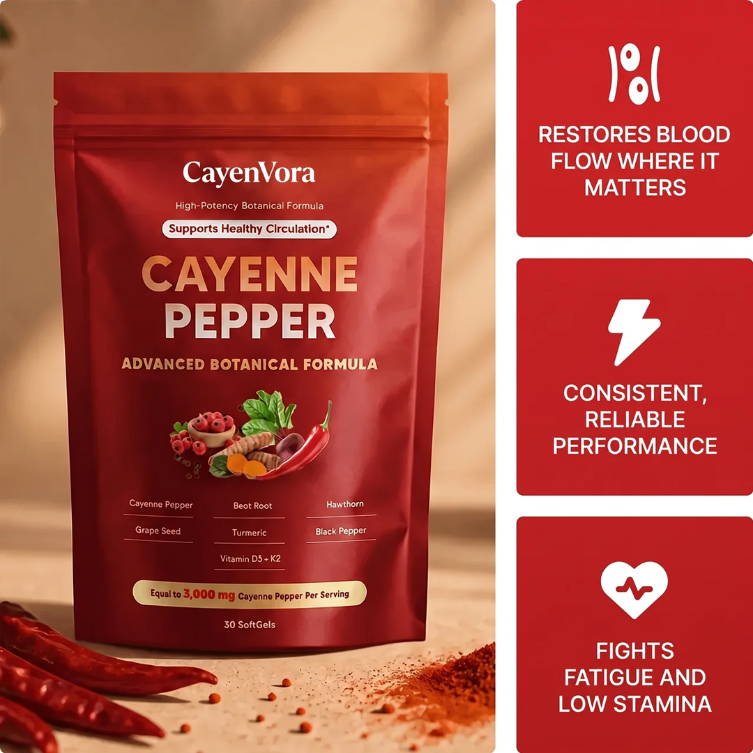 CayenVora - Cayenne Pepper Softgels Male