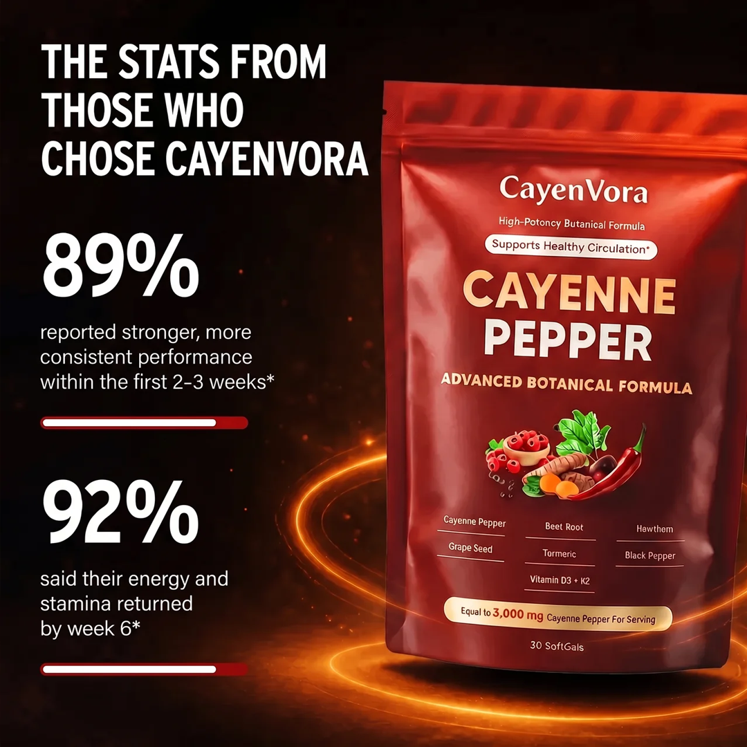 CayenVora - Cayenne Pepper Softgels Male