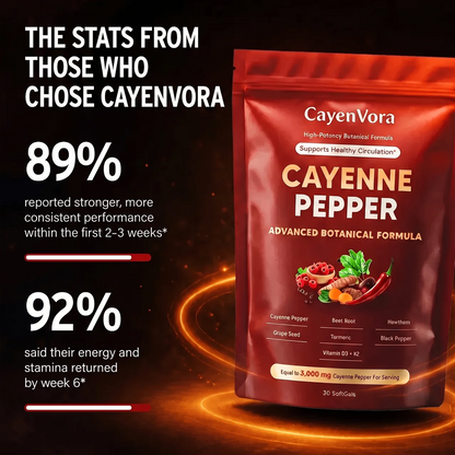CayenVora - Cayenne Pepper Softgels Male