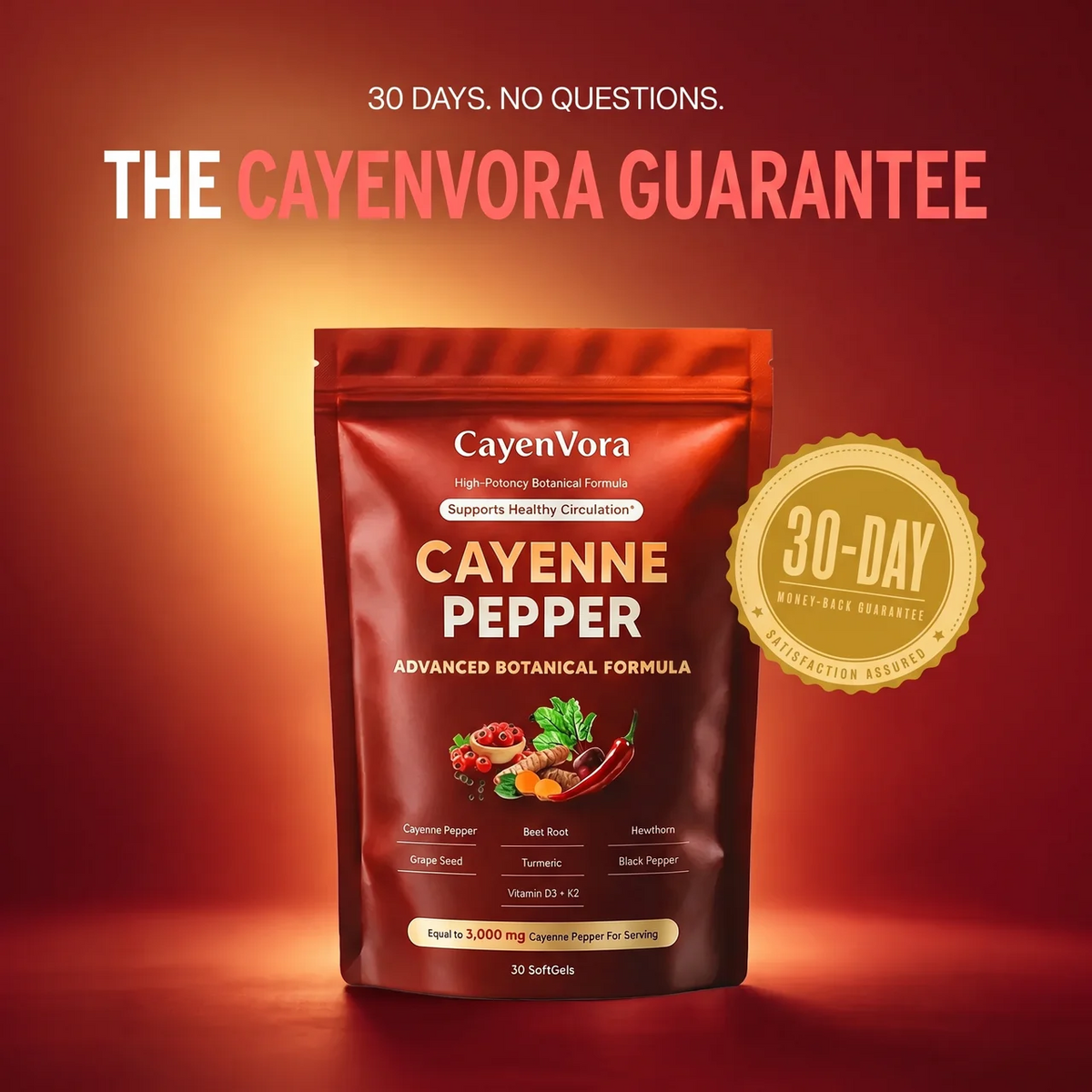 CayenVora - Cayenne Pepper Softgels