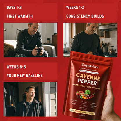 CayenVora - Cayenne Pepper Softgels Male