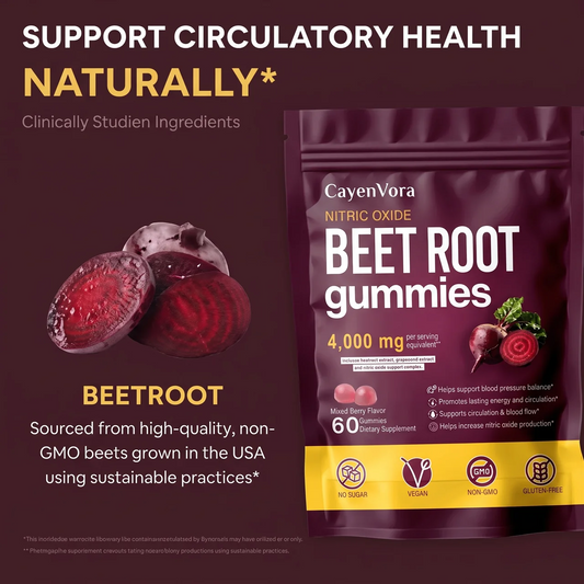 Cayenvora Organic Beetroot Gummies